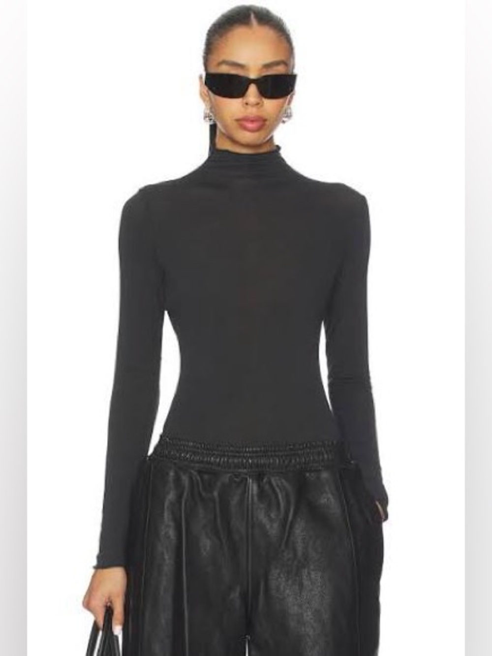 Skims sheer cashmere turtleneck
